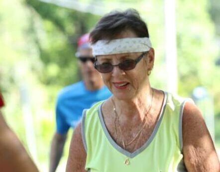 Patsy walking the 5k