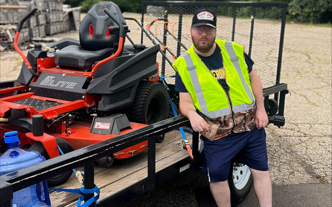 Leading by Example: Aaron Mentors New Crew Members